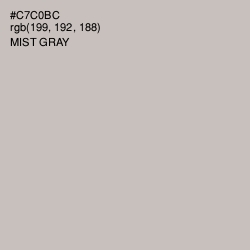 #C7C0BC - Mist Gray Color Image